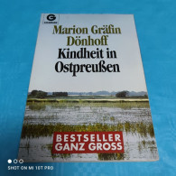 Marion Gräfin Dönhoff - Kindheit In Ostpreussen - Biografieën & Memoires
