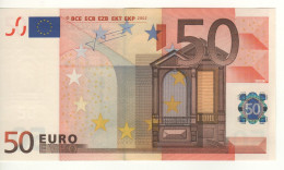 50 EURO  "S"  ITALIA    Firma  Trichet       J 058 C3   /  FDS - UNC - 50 Euro