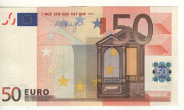 50 EURO  "S"  ITALIA    Firma  Draghi       J 086 G4   /  FDS - UNC - 50 Euro