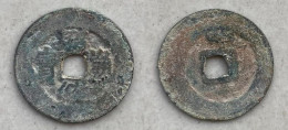 Ancient Annam Coin Chieu Thong Thong Bao (1787-1788) Rev Above Trung - Vietnam