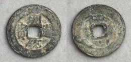 Ancient Annam Coin Chieu Thong Thong Bao (1787-1788) Rev Above Trung - Viêt-Nam