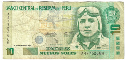 Peru 10 Nuevos Soles 1994 F [3] - Pérou