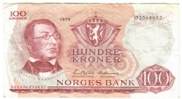 Norway 100 Kroner 1975 VF - Norvège