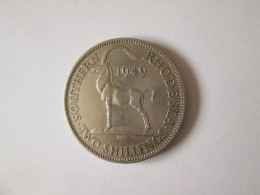 Rhodesia 2 Shillings 1949 Coin King George VI See Pictures - Rhodésie