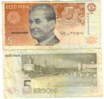 Estonia 5 Krooni 1992 VF - Estonie