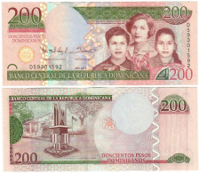 Dominican Republic 200 Pesos 2013 AUNC - Dominicana