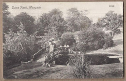 CPA ANGLETERRE - MARGATE - Dane Park - TB PLAN ANIMATION Passerelle + Jolie Oblitération Verso 1908 - Margate