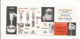 Publicité, MOULINEX ,4 Pages, Centrifugeuse, Robot-marie,mixer ,aspirateurs......, 4 Scans,  Frais Fr 1.65 E - Werbung