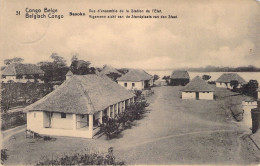 CONGO BELGE - BASOKO - Vue D'ensemble De La Station De L'Etat - Carte Postale Ancienne - Belgian Congo