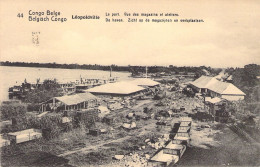 CONGO BELGE - LEOPOLDVILLE - Le Port Vu Des Magasins Et Ateliers - Carte Postale Ancienne - Belgian Congo