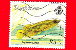 SEYCHELLES - Usato - 2000 - Vita Marina - Pesce - Golden Panchax - Seychelles Killifish - 3.50 - Seychelles (1976-...)