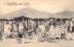 CONGO BELGE - BOMA - Le Marché - Carte Postale Ancienne - Congo Belga