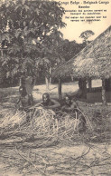 CONGO BELGE - BASOKO - Fabrication Des Paniers Servant Au Transport Du Caoutchouc - Carte Postale Ancienne - Belgisch-Congo