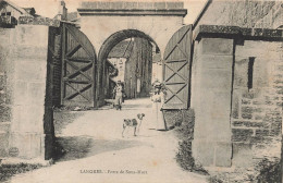 Langres * Route Chemin Et La Porte De Sous Murs - Langres