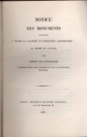 Paris: Notice Des Monuments Exposés Dans La Galerie Des Antiquités Assyriennes (musée Du Louvre  ) 1849 (PPP41364) - Programmes