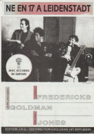 PARTITION - NE EN 17 A LEIDENSTADT. Jean-Jacques GOLDMAN - FREDERICKS - JONES - Gesang (solo)