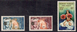 French Polynesia 1964 Tahitian Dancer 3V MNH - Neufs