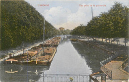 CHARLEROI - Vue Prise De La Passerelle, Péniches. - Houseboats