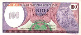 Billet   > Surinam   >	100  Gulden  > C 04 - Surinam