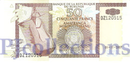 LOT BURUNDI 50 FRANCS 2007 PICK 36g UNC X 5 PCS - Burundi