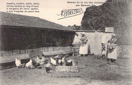 AGRICULTURE - FERME - Le Repas Des Poules - Carte Postale Ancienne - Fattorie