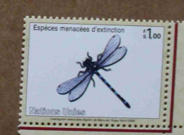 Ge09-01 : Nations-Unies (Genève) / Protection De La Nature - Libellule Agrion De Mercure (Coenagrion Mercuriale) - Unused Stamps