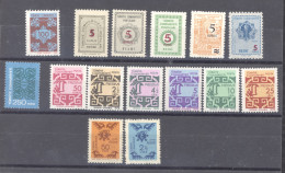 Turquie  -  Service  :  Yv  136-50  ** - Timbres De Service