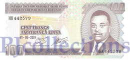 BURUNDI 100 FRANCS 2004 PICK 37d UNC - Burundi