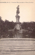 NOUVELLE CALEDONIE - NOUMEA - Fontaine Monumentale Et Place Courbet - Carte Postale Ancienne - Nouvelle Calédonie