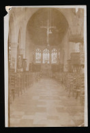 AALTER - OUDE FOTO 1932   10 X 7 CM    BINNENZICHT KERK     ZIE SCANS - Aalter