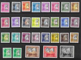 Hong Kong 1992-96 MNH QEII Definitive Stamps (29v) Sg 702/17 - Nuovi