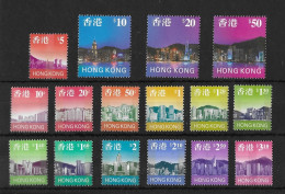 Hong Kong 1997 MNH Skyline Definitives (16v) Sg 848/63 - Unused Stamps