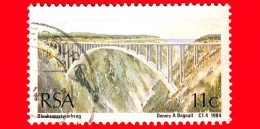 SUD AFRICA - Usato - 1984 - Ponte Sul Fiume Bloukrans - 11 - Oblitérés