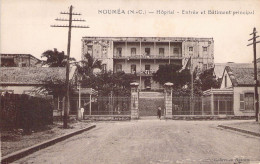 NOUVELLE CALEDONIE - NOUMEA - Hôpital - Entrée Et Bâtiment Principal - Carte Postale Ancienne - Nouvelle Calédonie