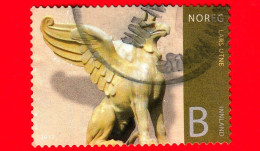 NORVEGIA - NORGE - Usato - 2012 - Arte Norvegese - Lars Utne - Sculture - B Innland - Used Stamps