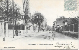 SAINT MANDE ( 94 ) -  Avenue Sainte Marie - Saint Mande