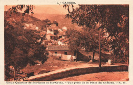 Cagnes * Le Vieux Quartier De Ste Anne Et Ste Croix * Vue Prise De La Place Du Château - Cagnes-sur-Mer