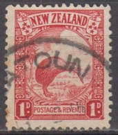 1935 - NEW ZEALAND - Indigenous Representations: Kiwi - Oblitérés