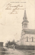 St Julien Sur Sarthe * 1904 * Rue Et Vue De L'église Du Village * Villageois - Sonstige & Ohne Zuordnung