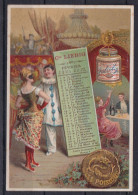 CHROMO LIEBIG SANG. 189 - CALANDRIER FEVRIER 1887 - CALENDAR FEBRUARY 1887  - Astrologie - POISSONS - FISHES - Liebig