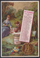 CHROMO LIEBIG SANG. 189 - CALANDRIER MAI 1887 - CALENDAR MAY 1887  - Astrologie - GEMEAUX - GEMINI - Liebig