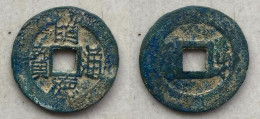 Ancient Annam Coin Minh Duc Thong Bao 1789 Reverse Van Tue - Vietnam