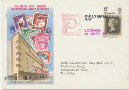 GB 1970 Philympia London - Philympia Day On Very Fine Cover - Covers & Documents