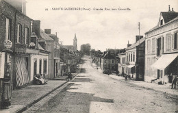 Ste Gauburge * Grande Rue Vers Grauville * Pompe à Essence AUTOMOBILINE * Villageois - Andere & Zonder Classificatie