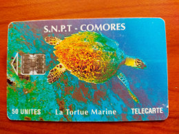 Comoros -  La Tortue Marine - C5B+6 Digits - Comoren