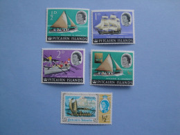 1964-65-67 Yv 38/40 66 67 ** MNH Bateaux Ships  Cote 1.80 € Scott 39/1 67 72 Michel 39/1 67 72 Pitcairn - Pitcairn Islands