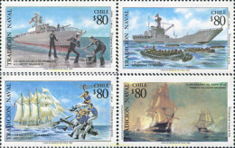 305254 MNH CHILE 1993 TRADICIONES NAVALES - Sonstige & Ohne Zuordnung