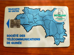 Guinea - Map Of Guinea 50 - CN C63157883, Without Logo Moreno - Guinee