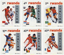 79402 MNH RUANDA 1990 COPA DEL MUNDO DE FUTBOL. ITALIA-90 - Ungebraucht