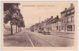 St Lievens Houtem - Algemeen Zicht - Dorpplein - Uitg. E. Beernaert / De Riemaker, Papeirhandel (Koster) - Sint-Lievens-Houtem